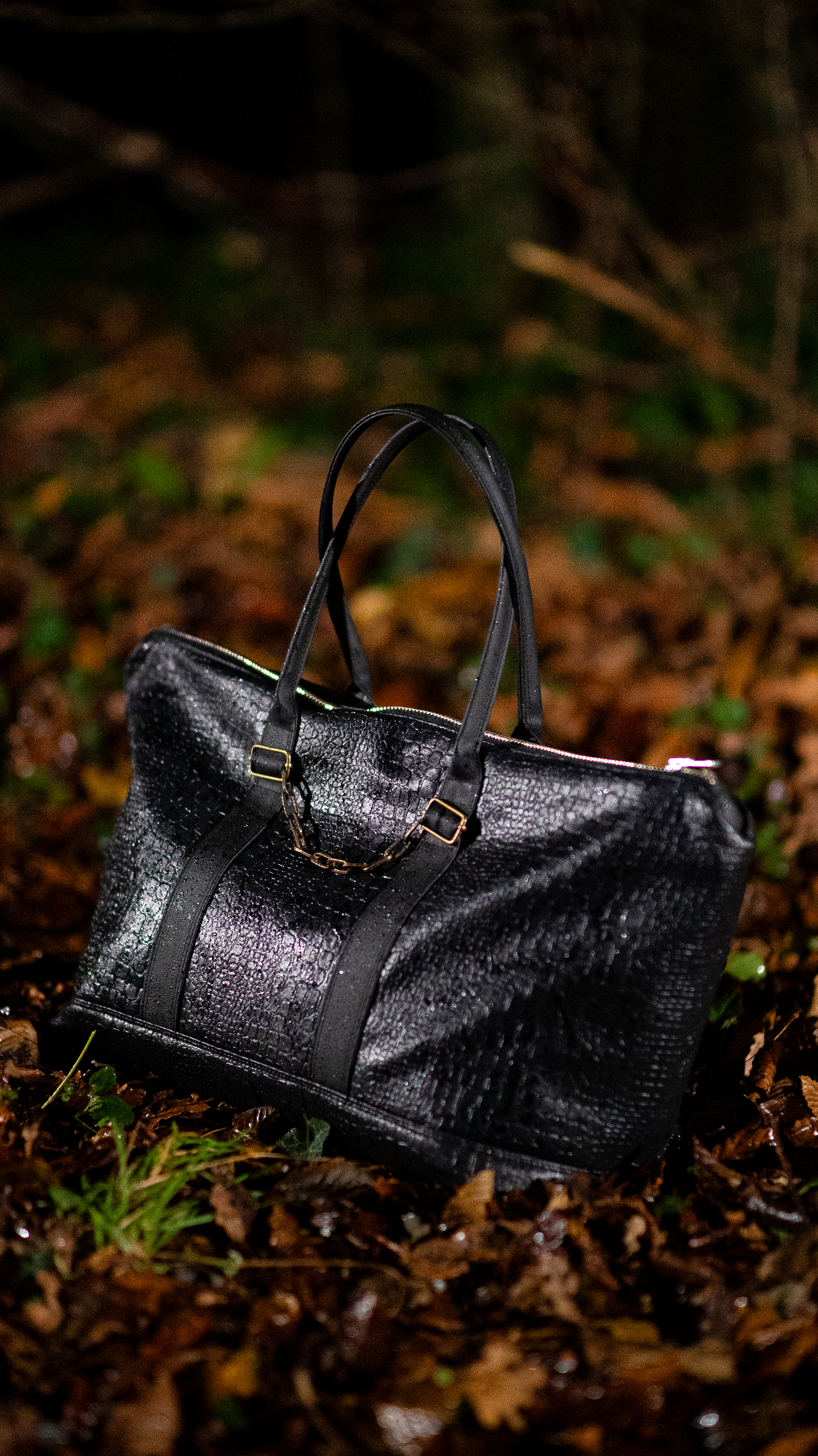 Black Croco Bag