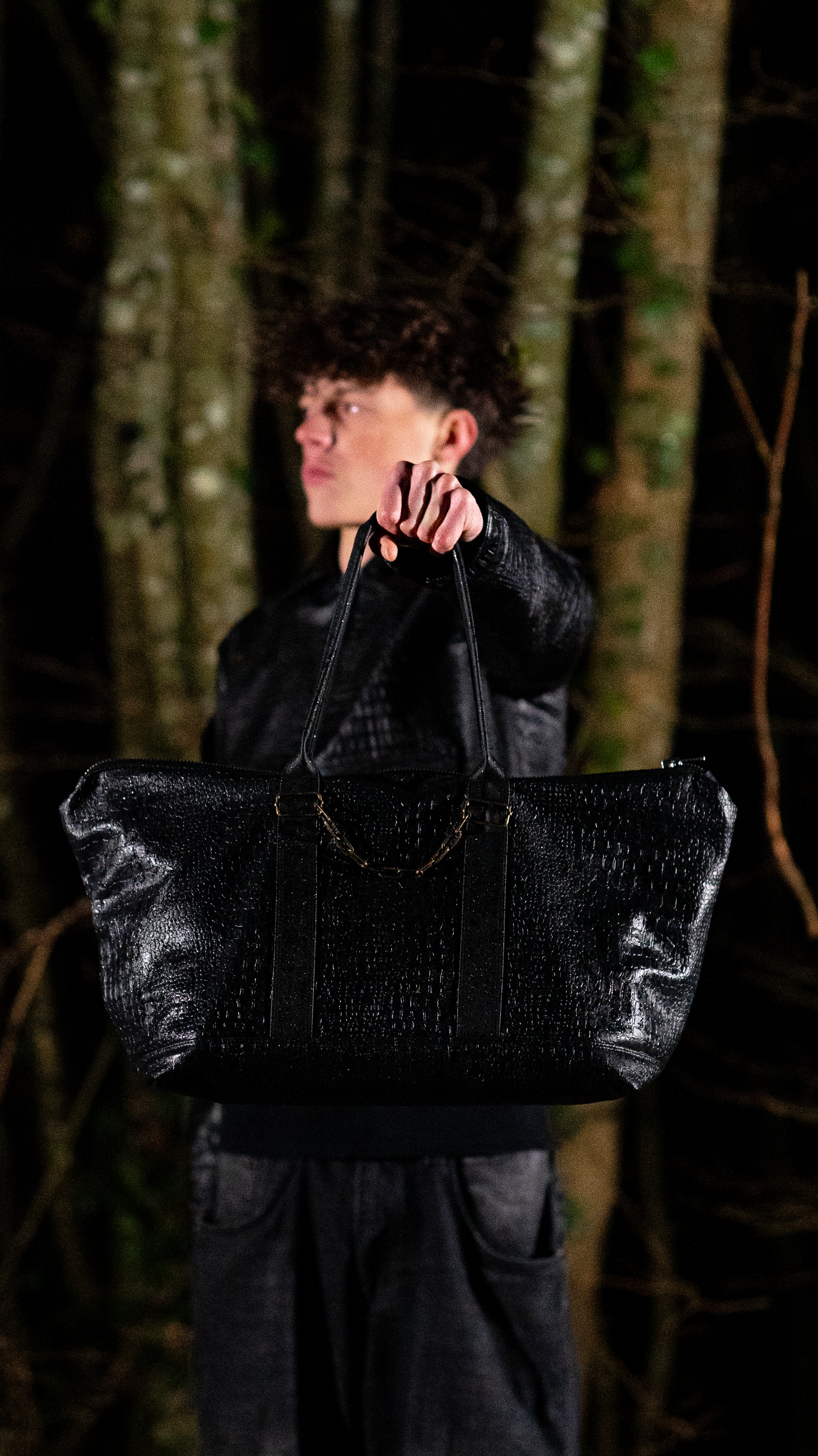 Black Croco Bag