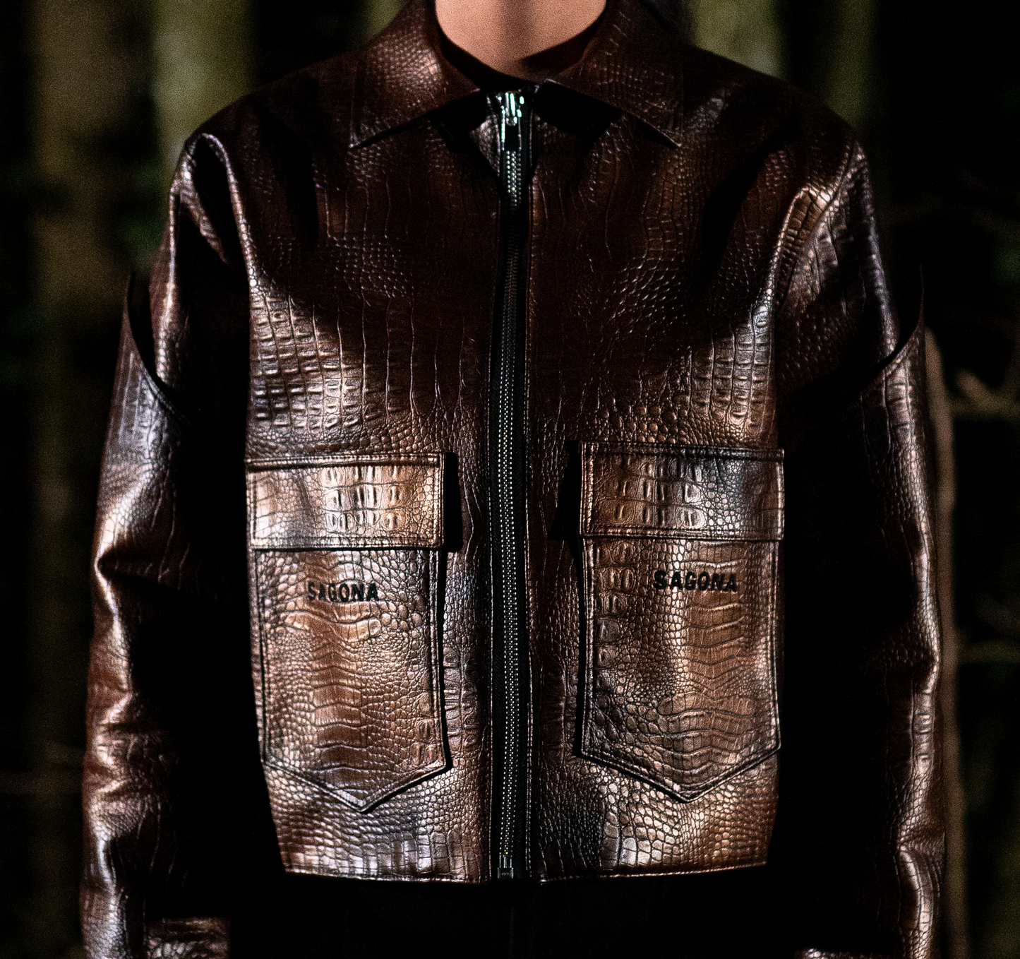 V1 - Brown Croco